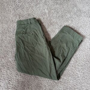 GAP Women's Forest Green Straight Leg Pants